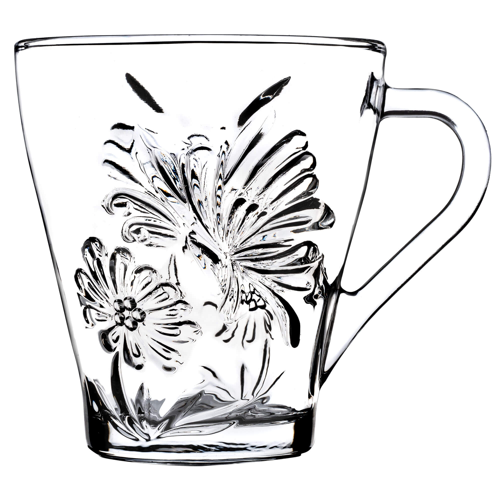 Kubki do herbaty Cavi z kwiecistym wzorem 250 ml, 6 szt.