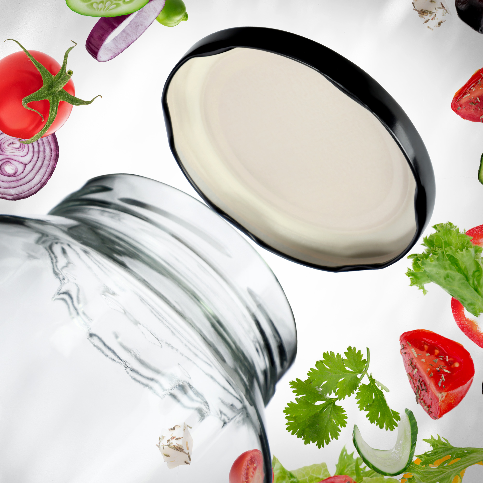 Metalowe wieczka do słoików Sturko 50szt fi 89mm czarne