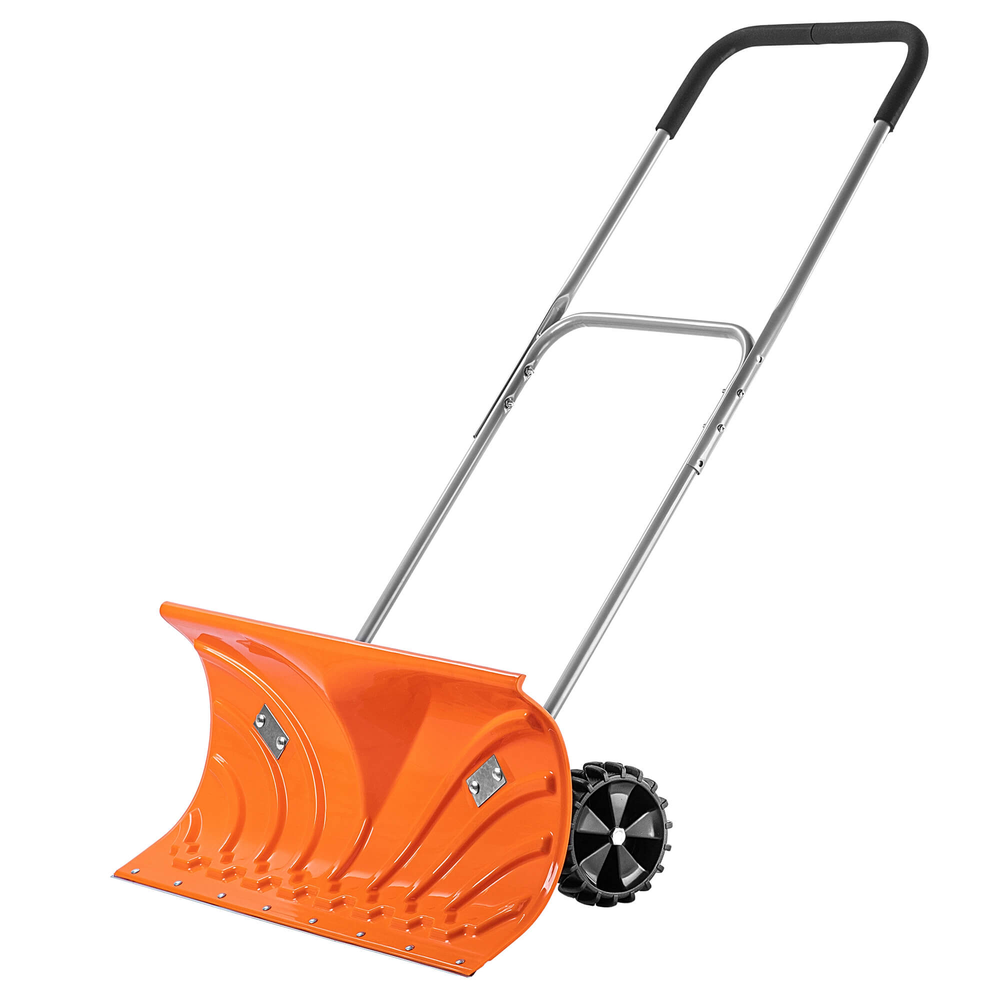 Pług do śniegu Dunet z kołami 102cm pomarańczowy
