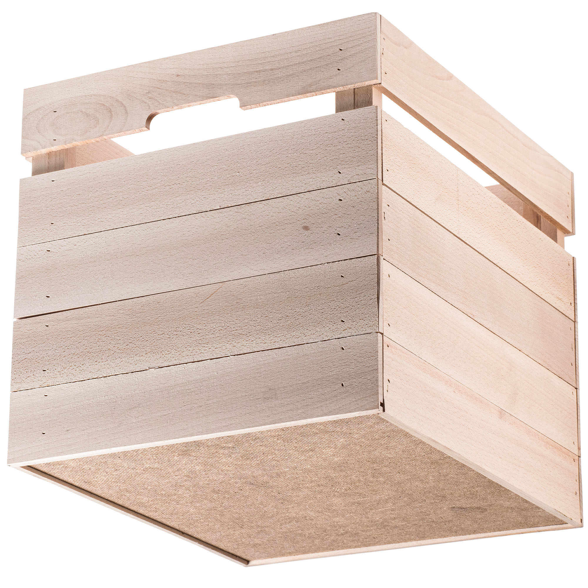 Skrzynka drewniana 32 x 38 cm, naturalna