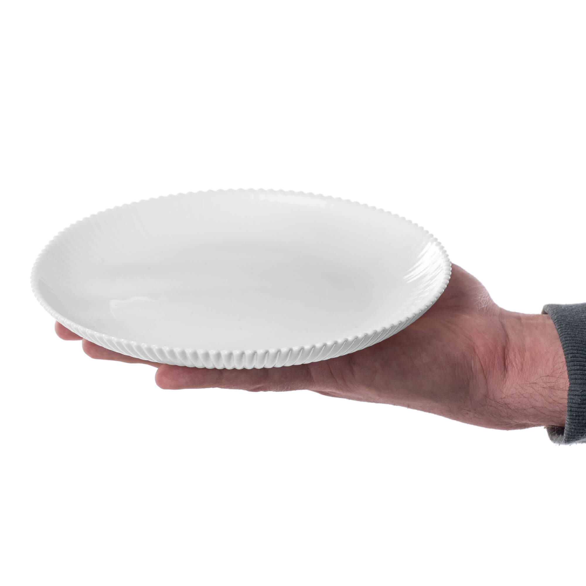 Talerz deserowy Regno 19 cm biały 6 szt.