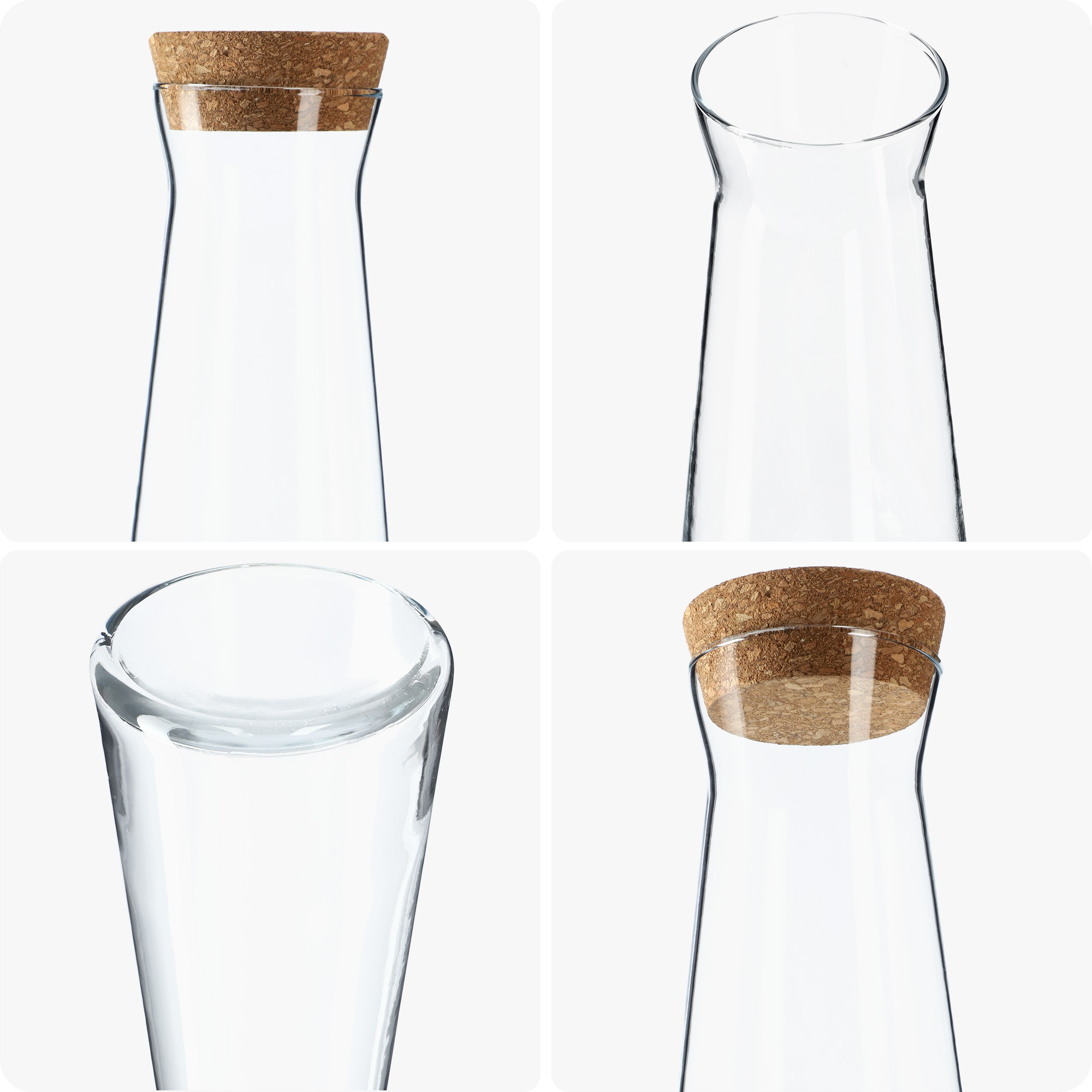 Karafka z korkiem Taggia 1L 2 szt.