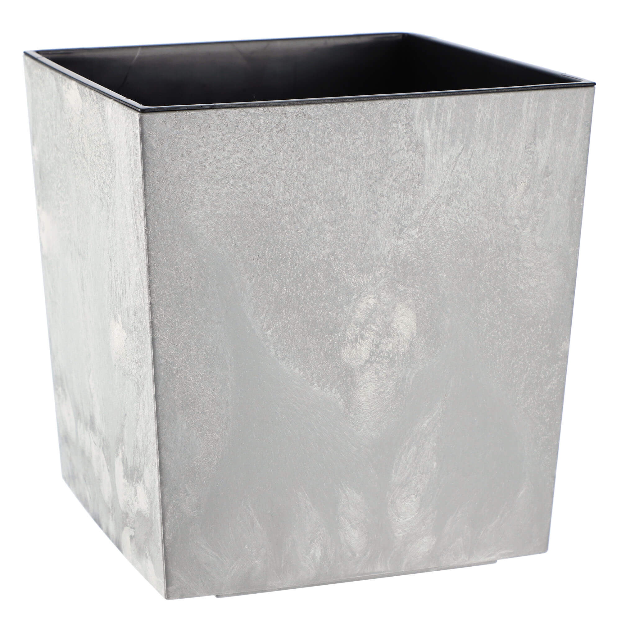 Doniczka z wkładem Tres 25cm szary beton