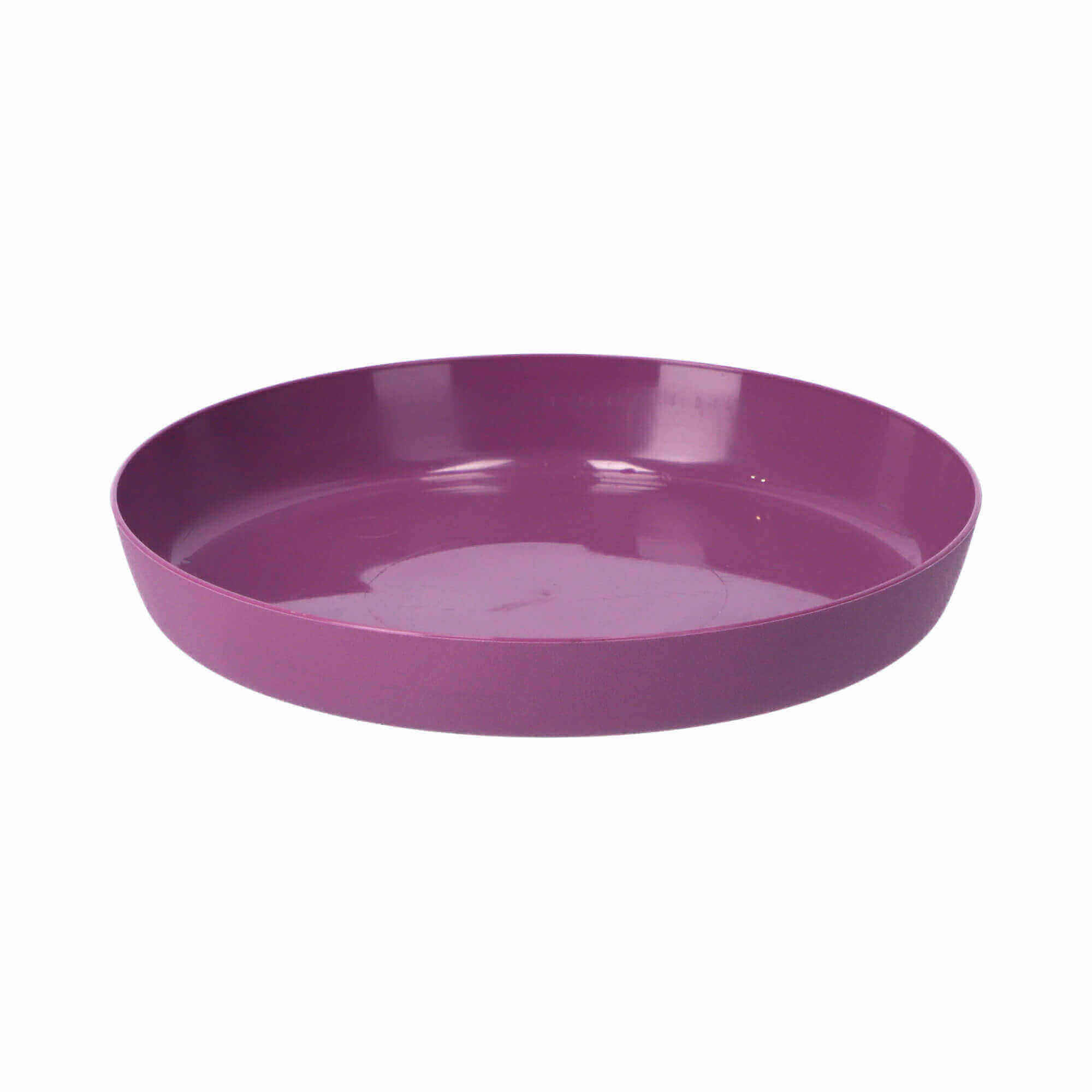 Doniczka Agen z podstawką 25 cm, matowa fioletowa