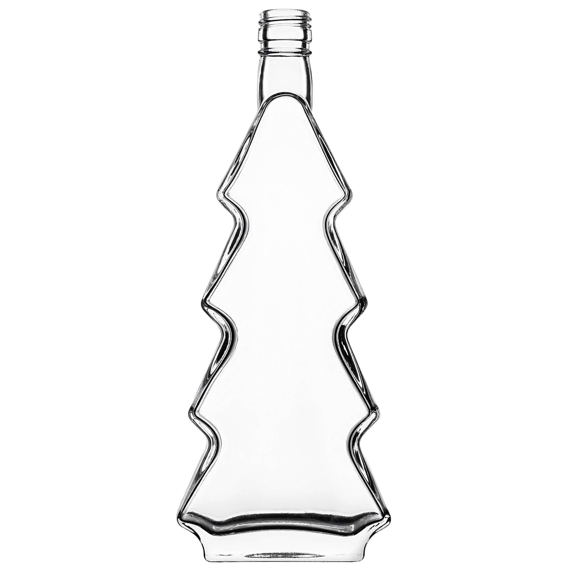 Szklana butelka choinka Enna 500ml z zieloną zakrętką 1 szt.