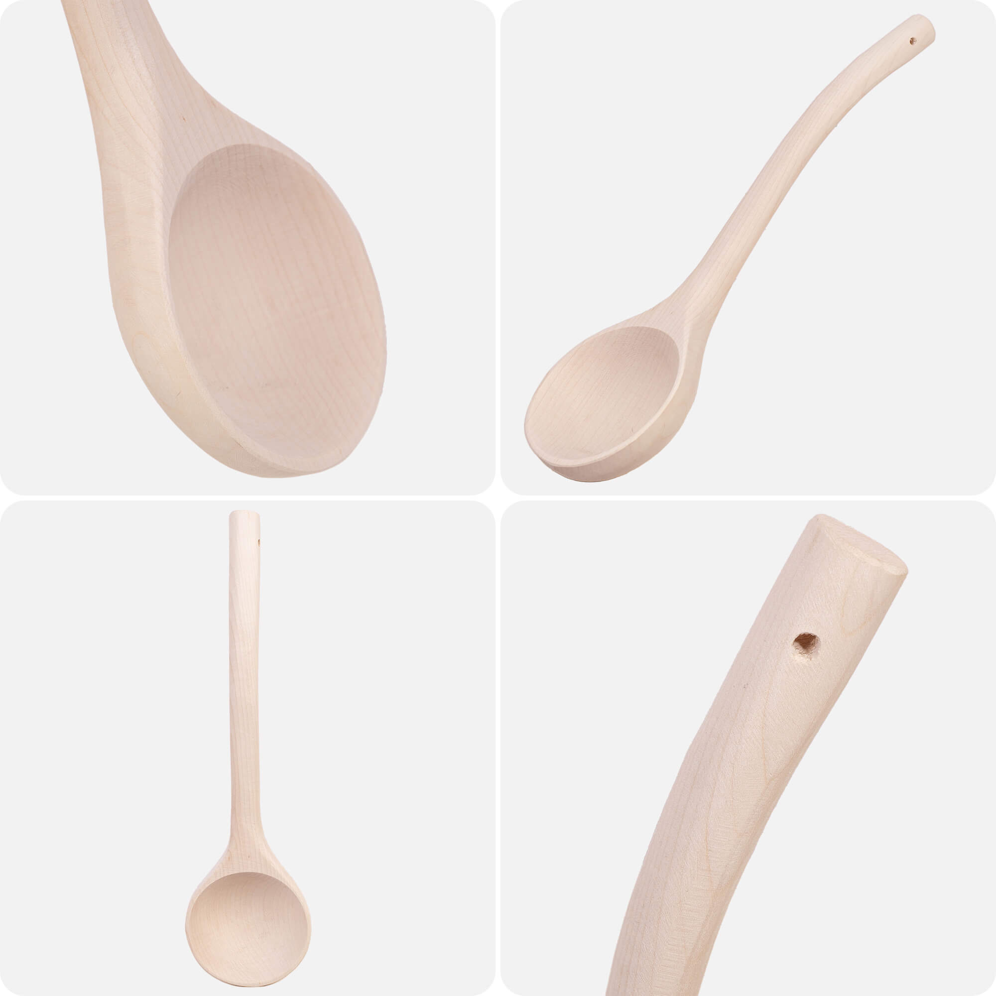 Chochla drewniana Anzi czerpak do wody 40.5 x 11 cm