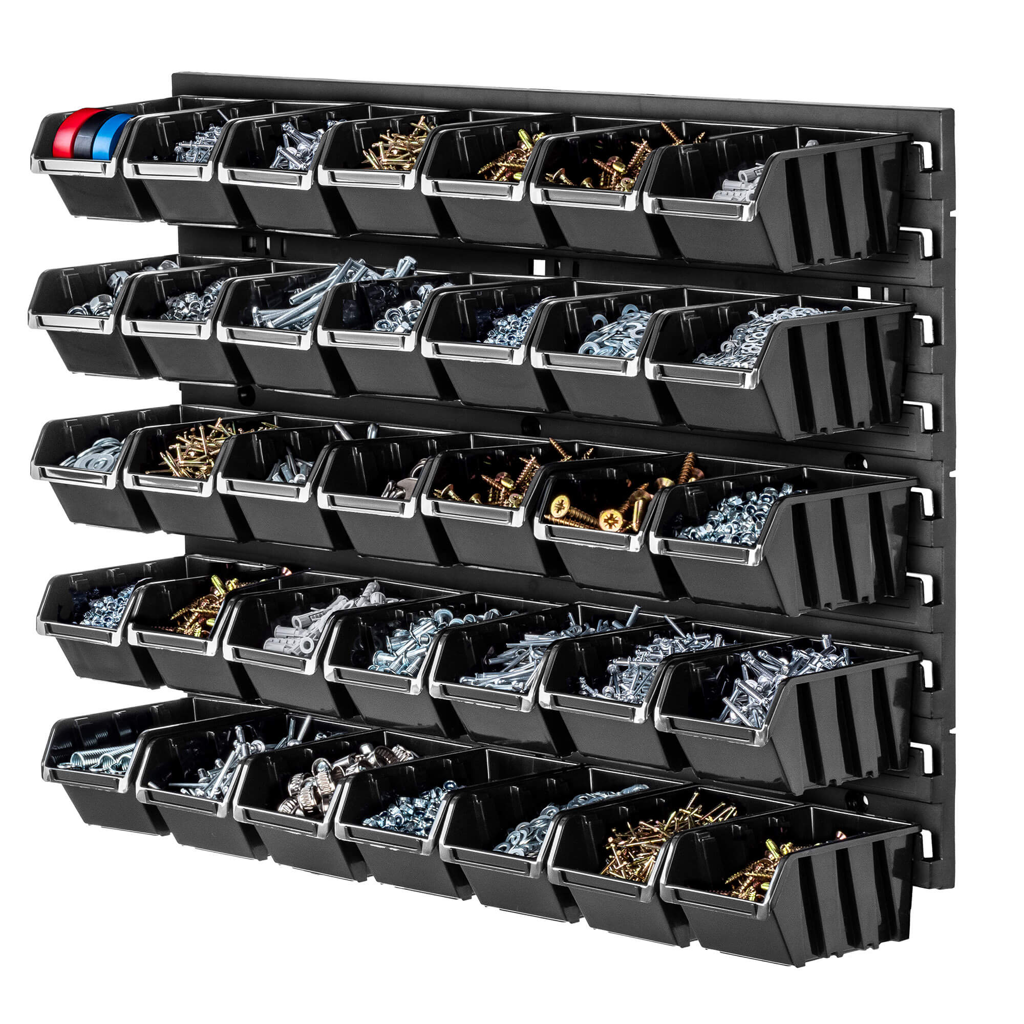 Tablica warsztatowa Lokke 35 elementów 58 x 39 cm, czarna