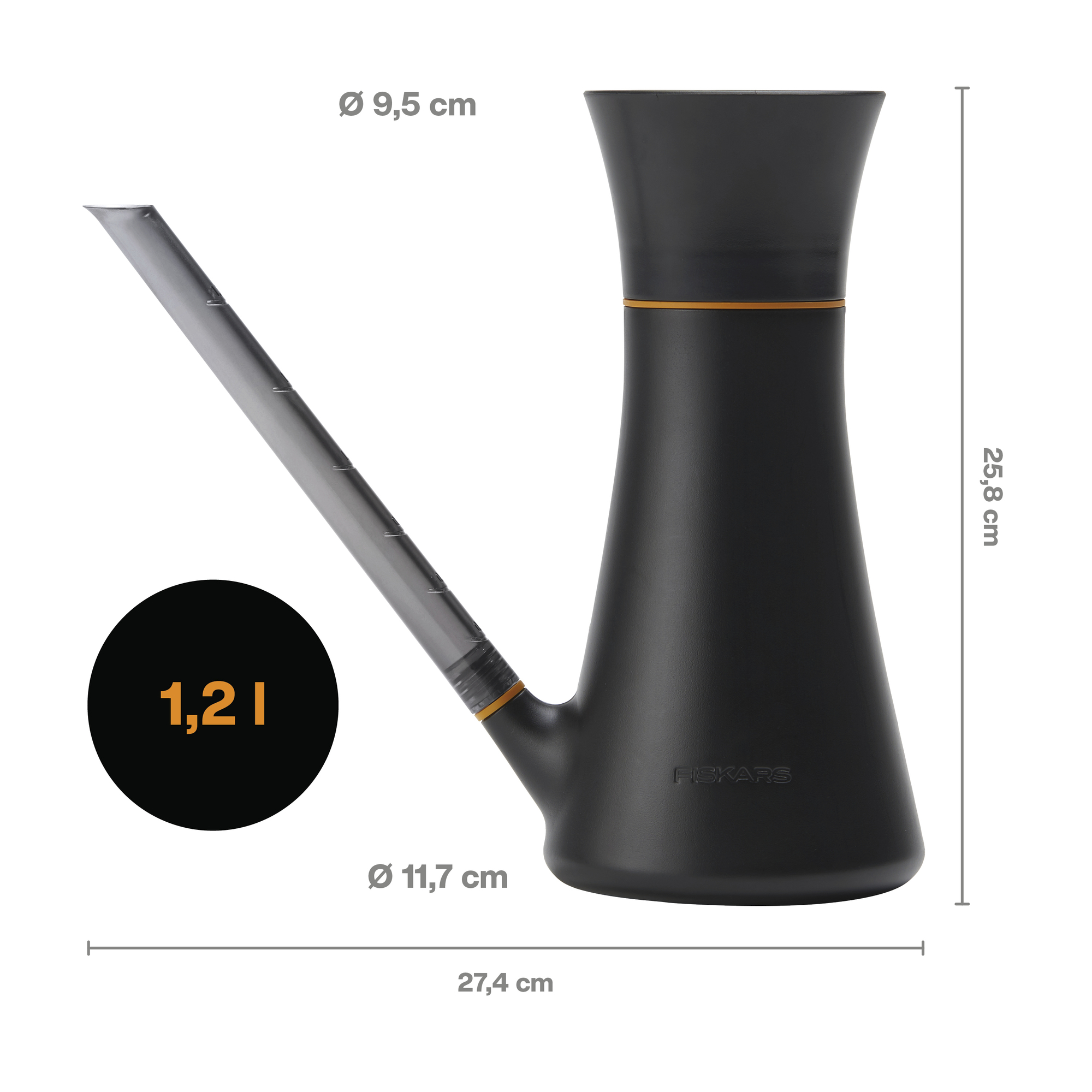 Fiskars 1071307 Konewka do precyzyjnego podlewania (1,2 l)