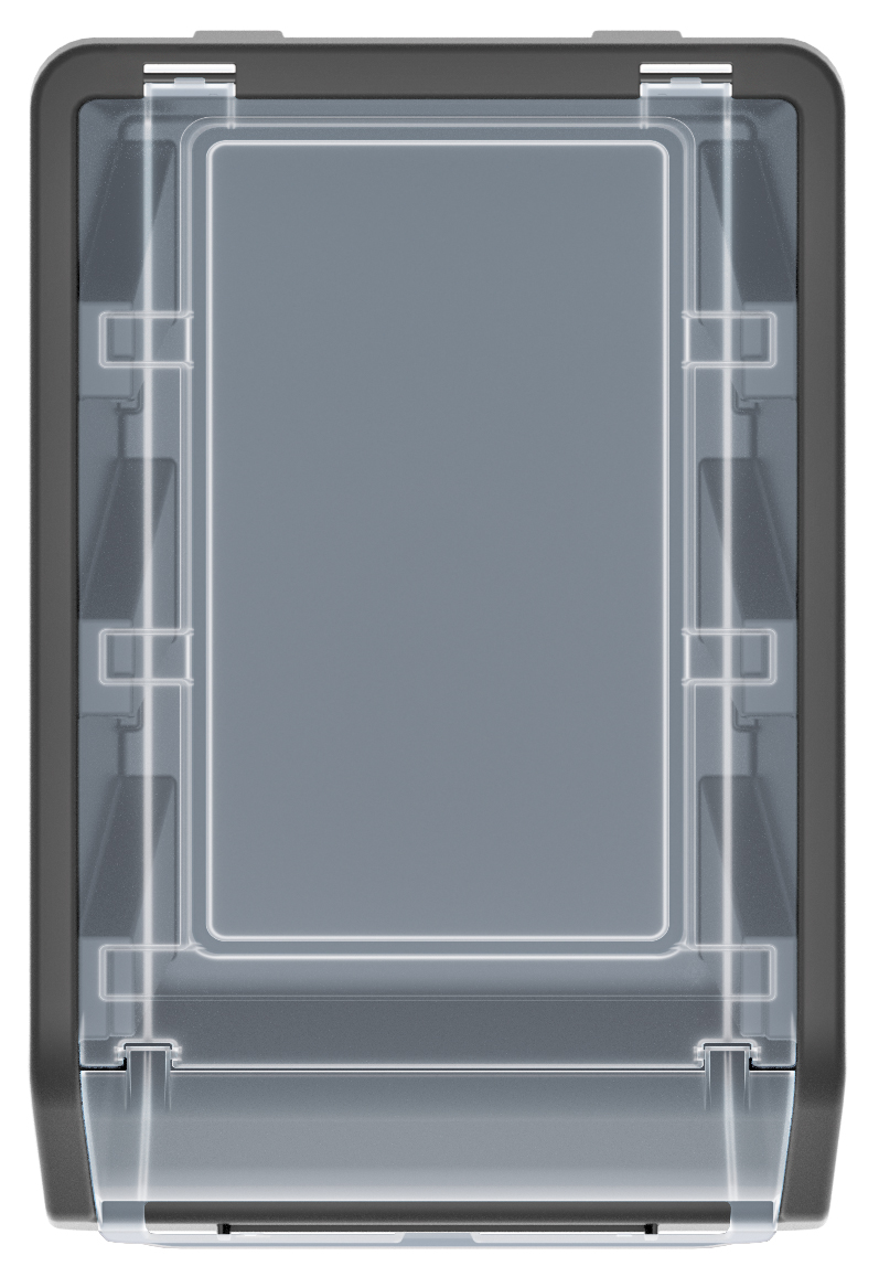 KISTENBERG Kuweta warsztatowa Truck 23 F - KTR23F - czarny