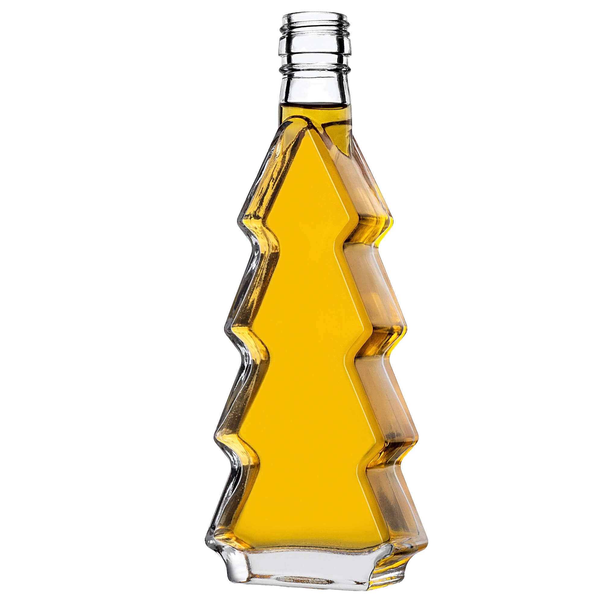 Szklana butelka choinka Enna 200ml z białą zakrętką 1 szt.