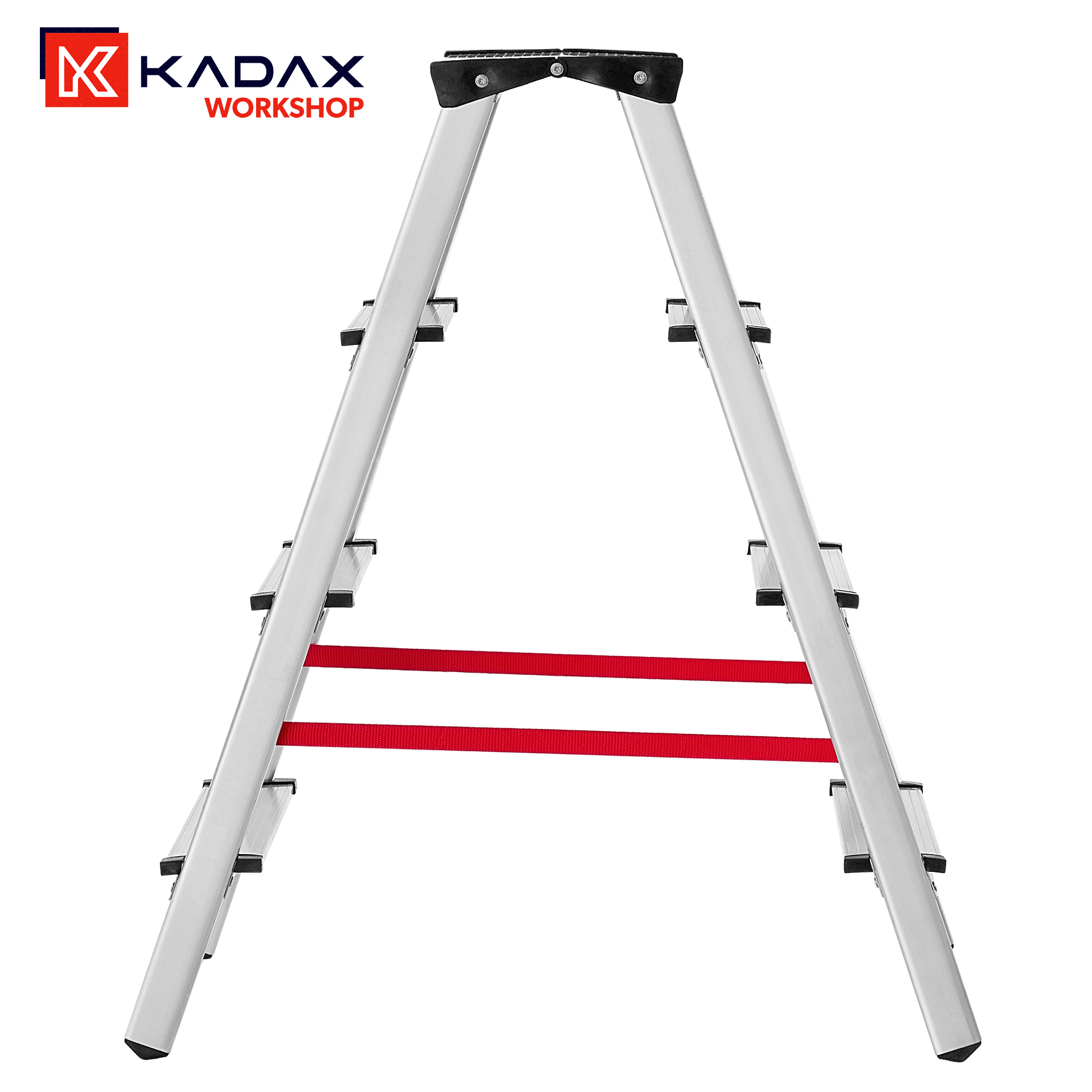 Drabina aluminiowa dwustronna Telti 4 stopnie