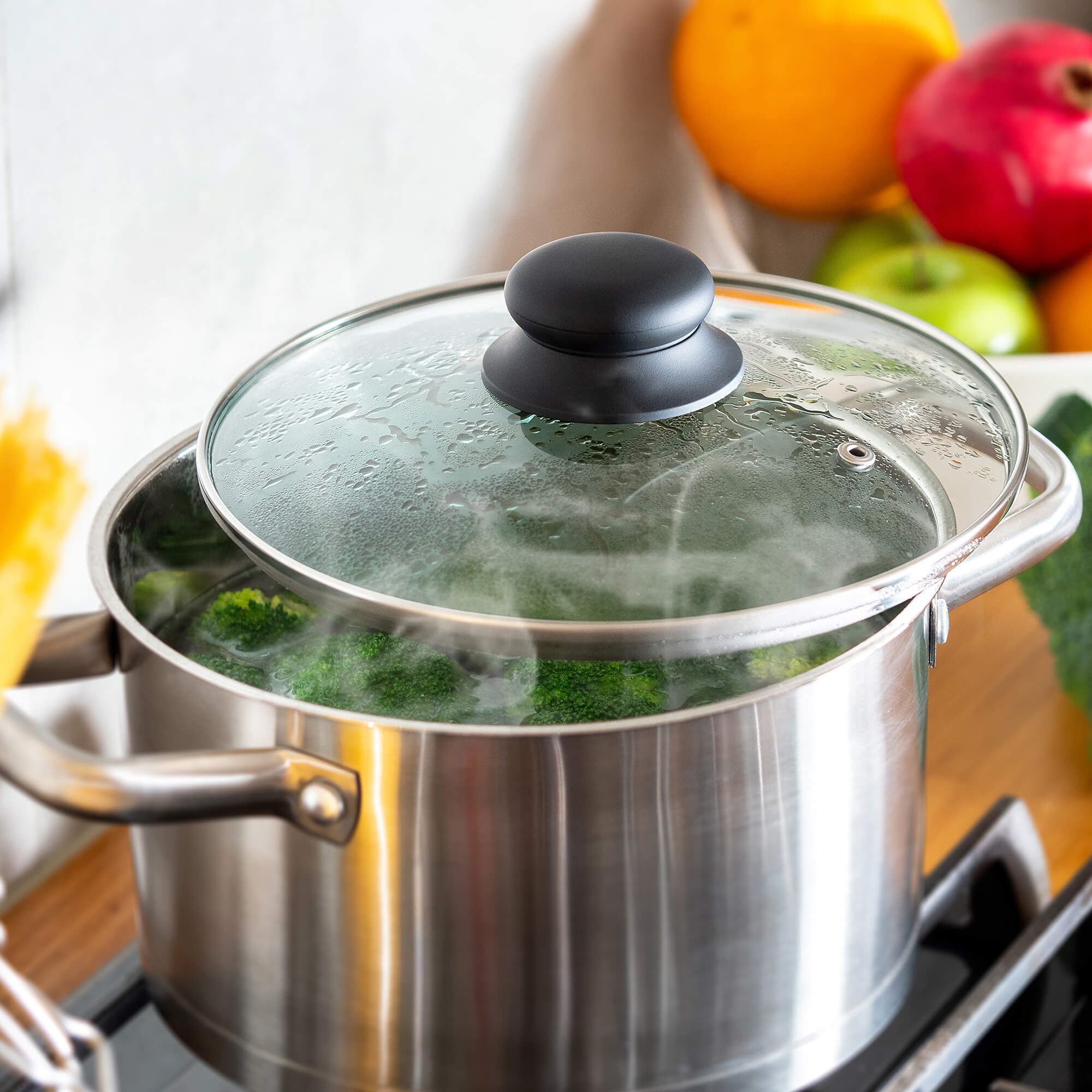 Pokrywa Tolfa z czarnym sylikonowym uchwytem, 26 cm