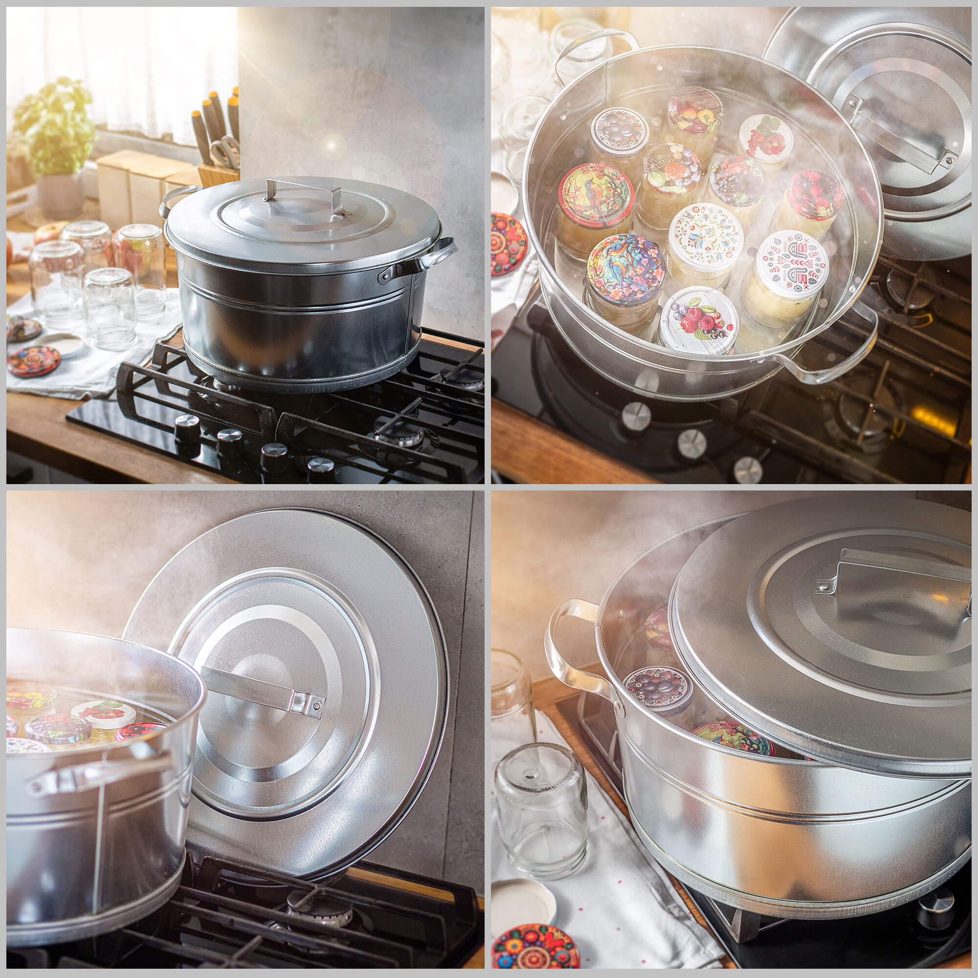 Garnek stalowy do pasteryzacji Morro 20L