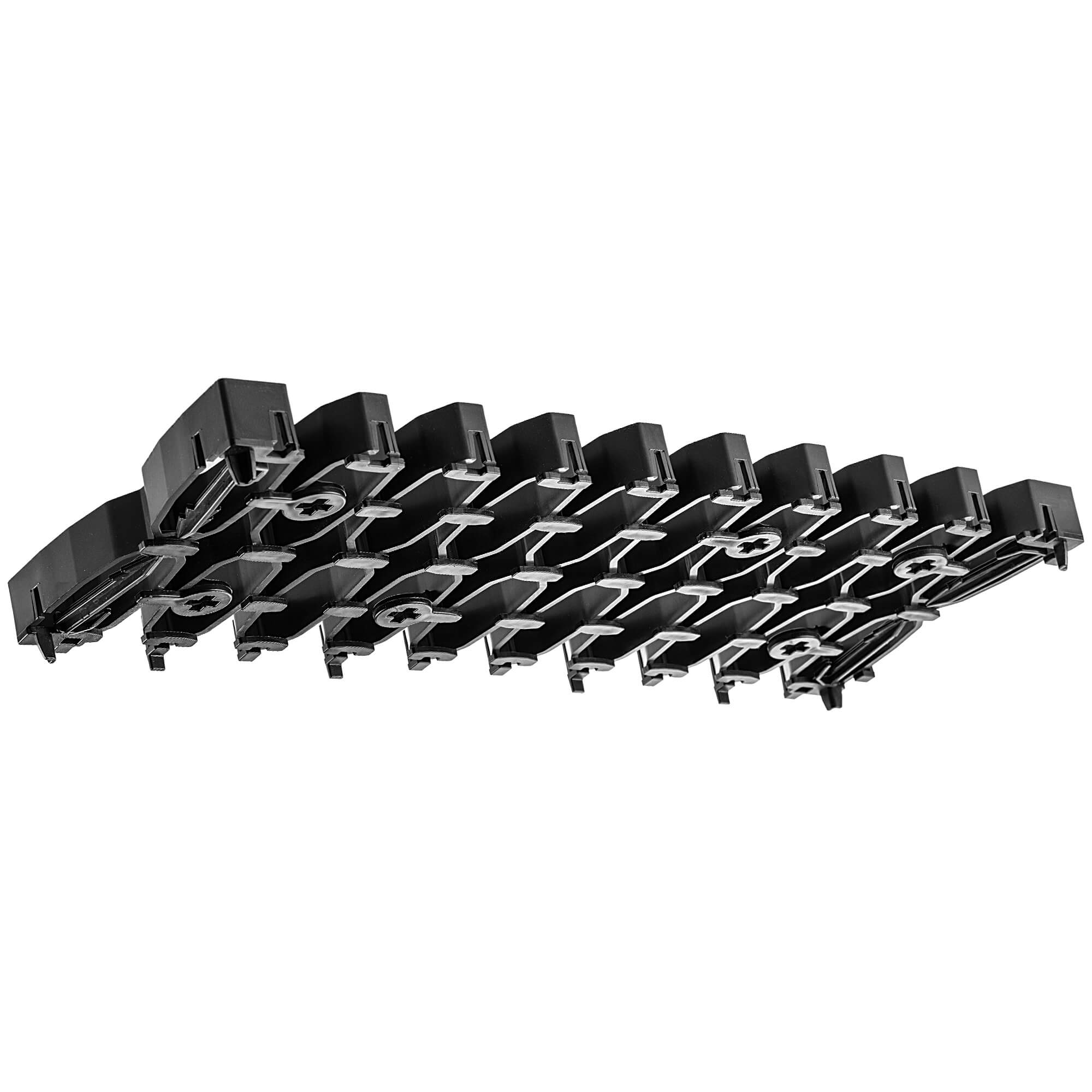 Kratka trawnikowa Montaron pod roboty koszące 47 x 20 cm czarna 4 szt.