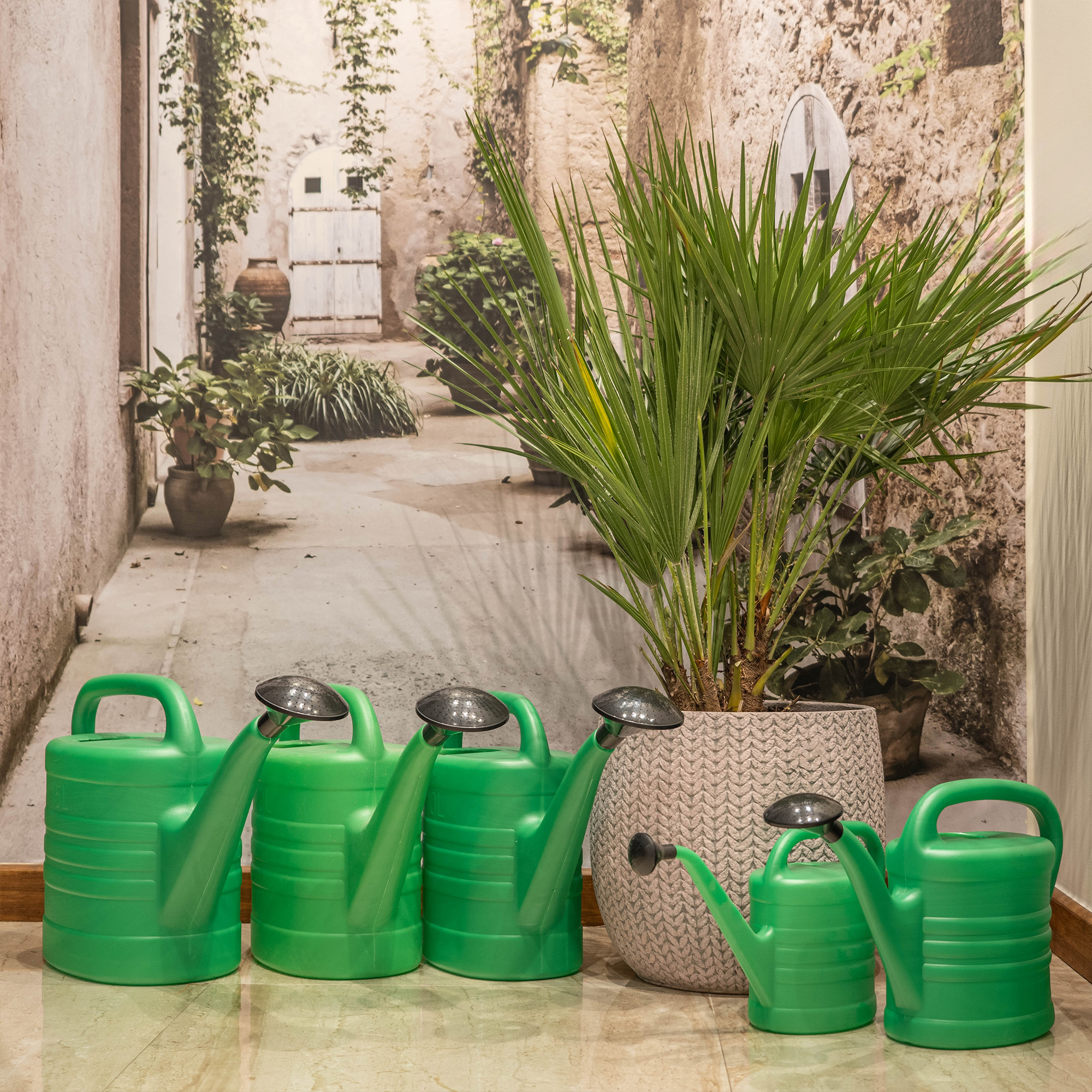 Konewka ogrodowa Osby do podlewania 2,5L, zielony
