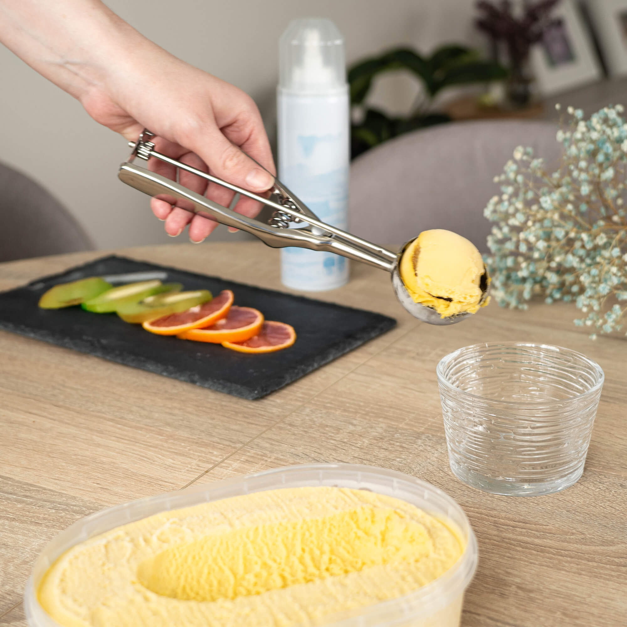 Pucharek do lodów Torza 290ml bez nóżki wzór kora 1 szt.