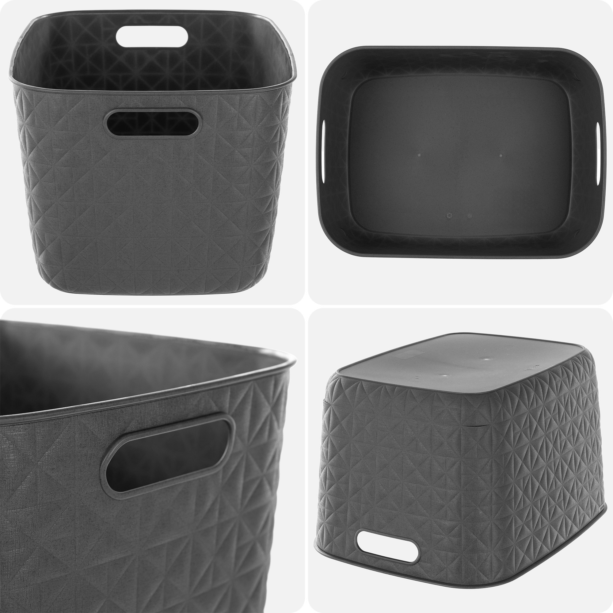 Koszyk Curver Softex L 19L szary