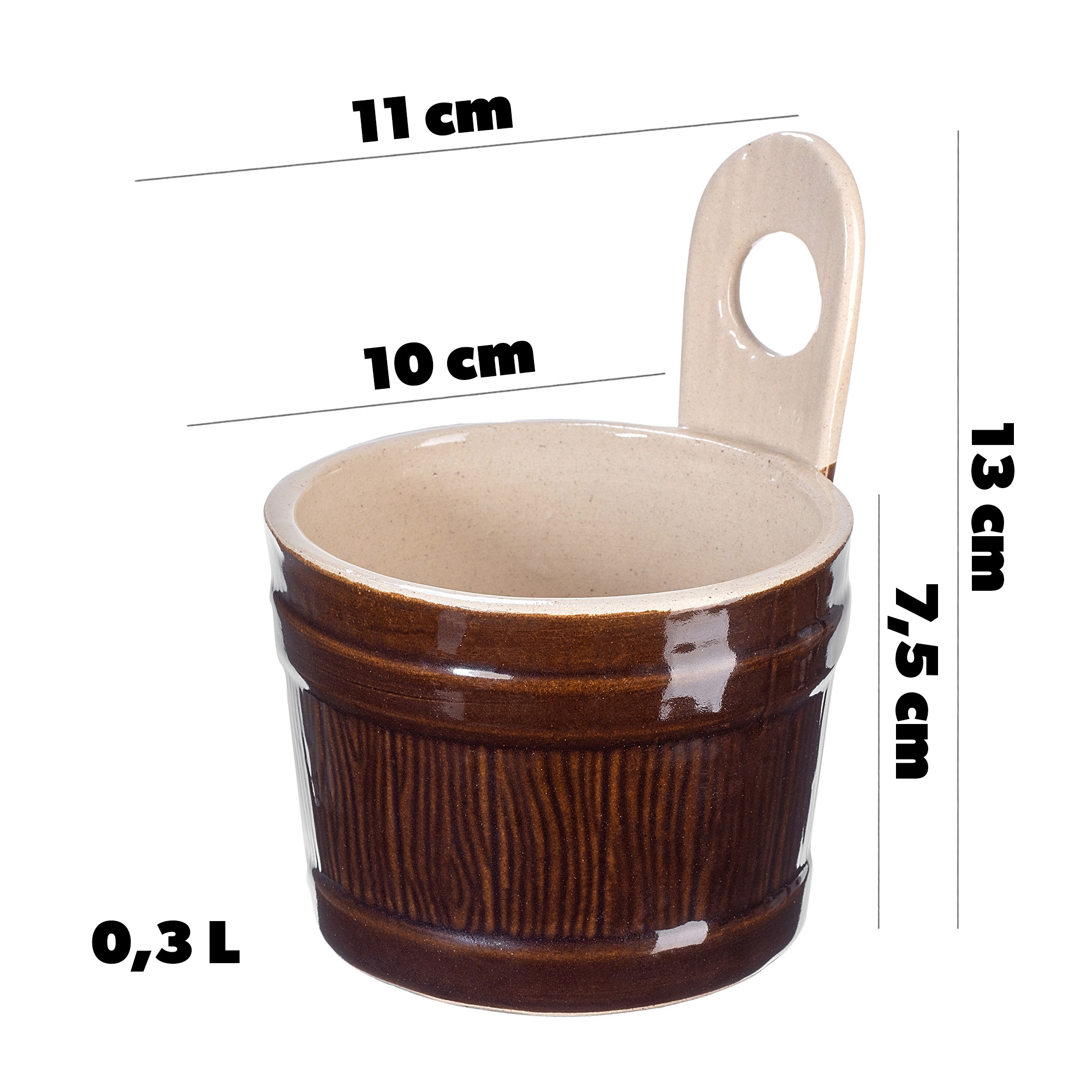 Skopek kamionkowy Olympia 0,3L