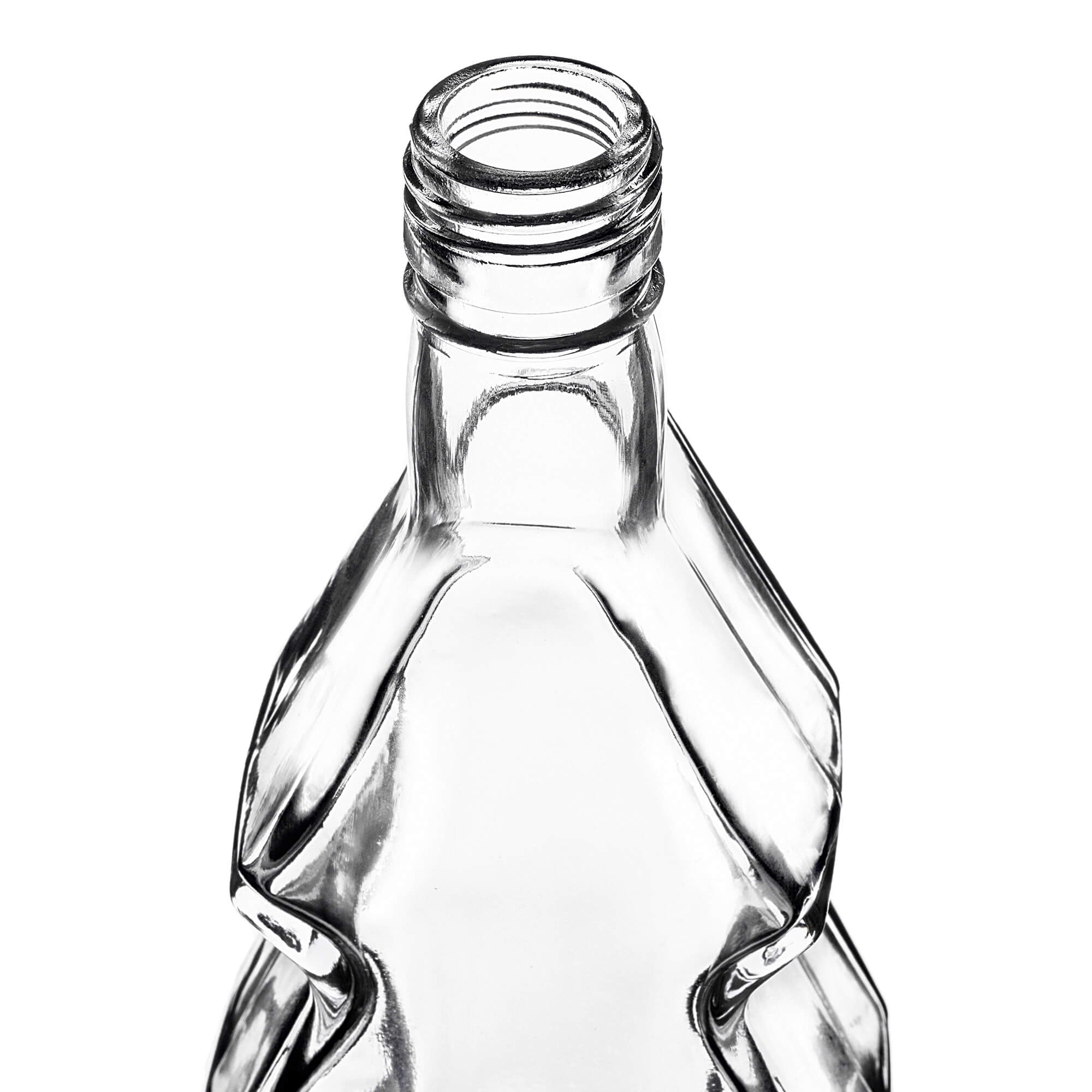 Szklana butelka choinka Enna 500ml z zieloną zakrętką 1 szt.