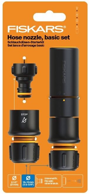 Fiskars 1027090 Solid Podstawowy zestaw do nawadniania
