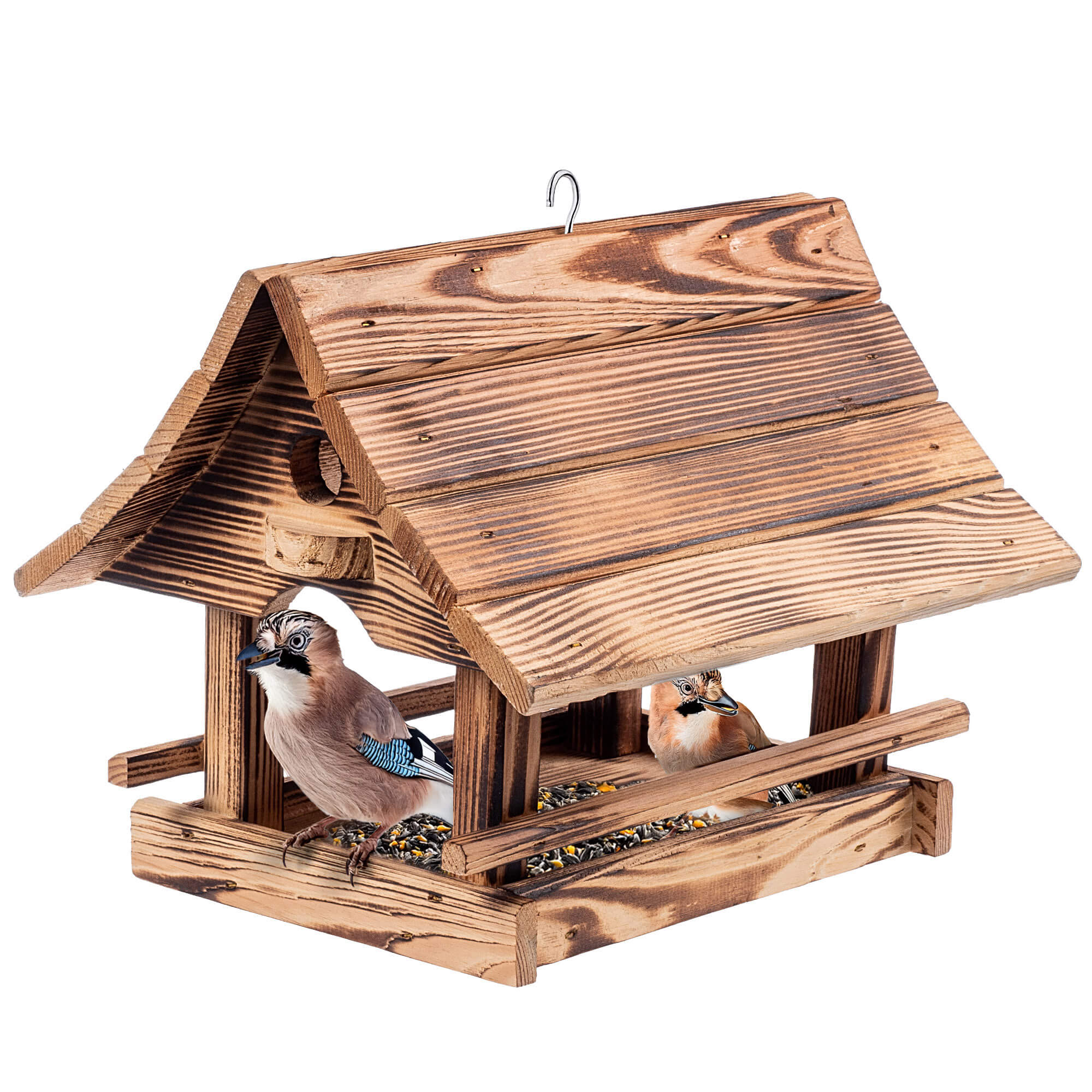 Karmnik dla ptaków Arbis domek 30 x 25 cm opalany