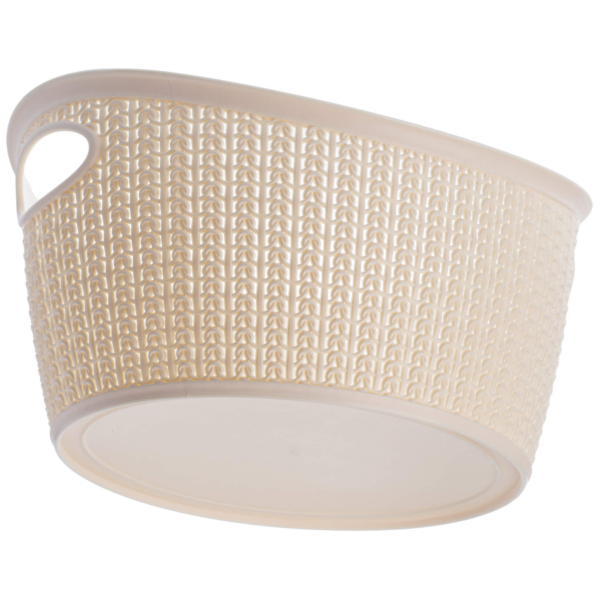 Koszyk owalny Malm 9L, kremowy