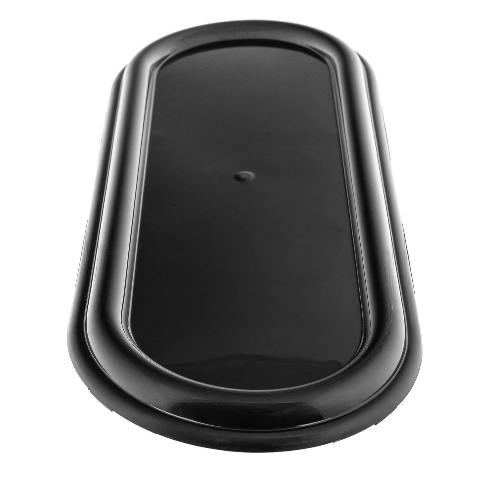 Zniczówka owalna 40 x 16 cm, czarna