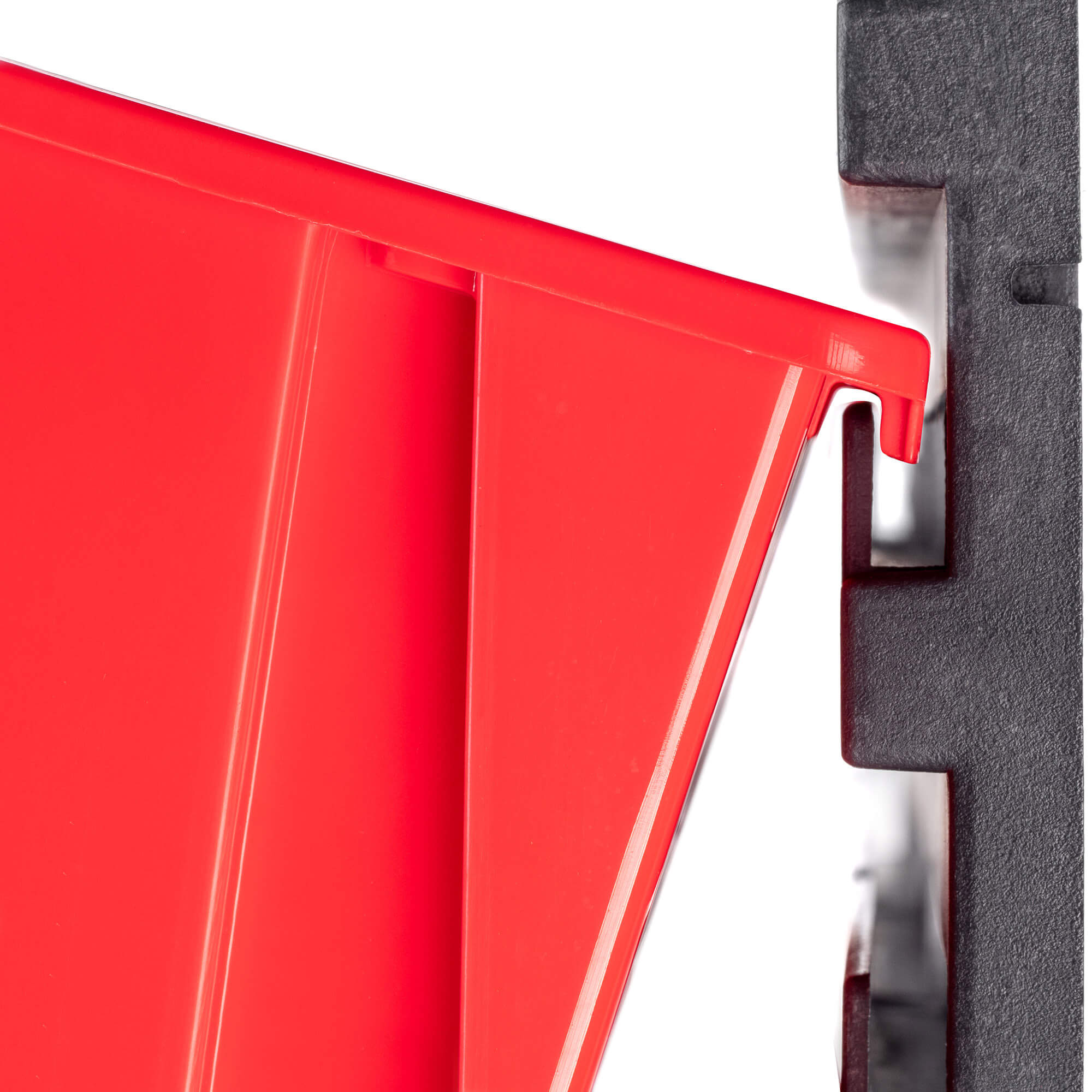 Tablica warsztatowa Lokke 140 elementów 232 x 78 cm, czarno-czerwona