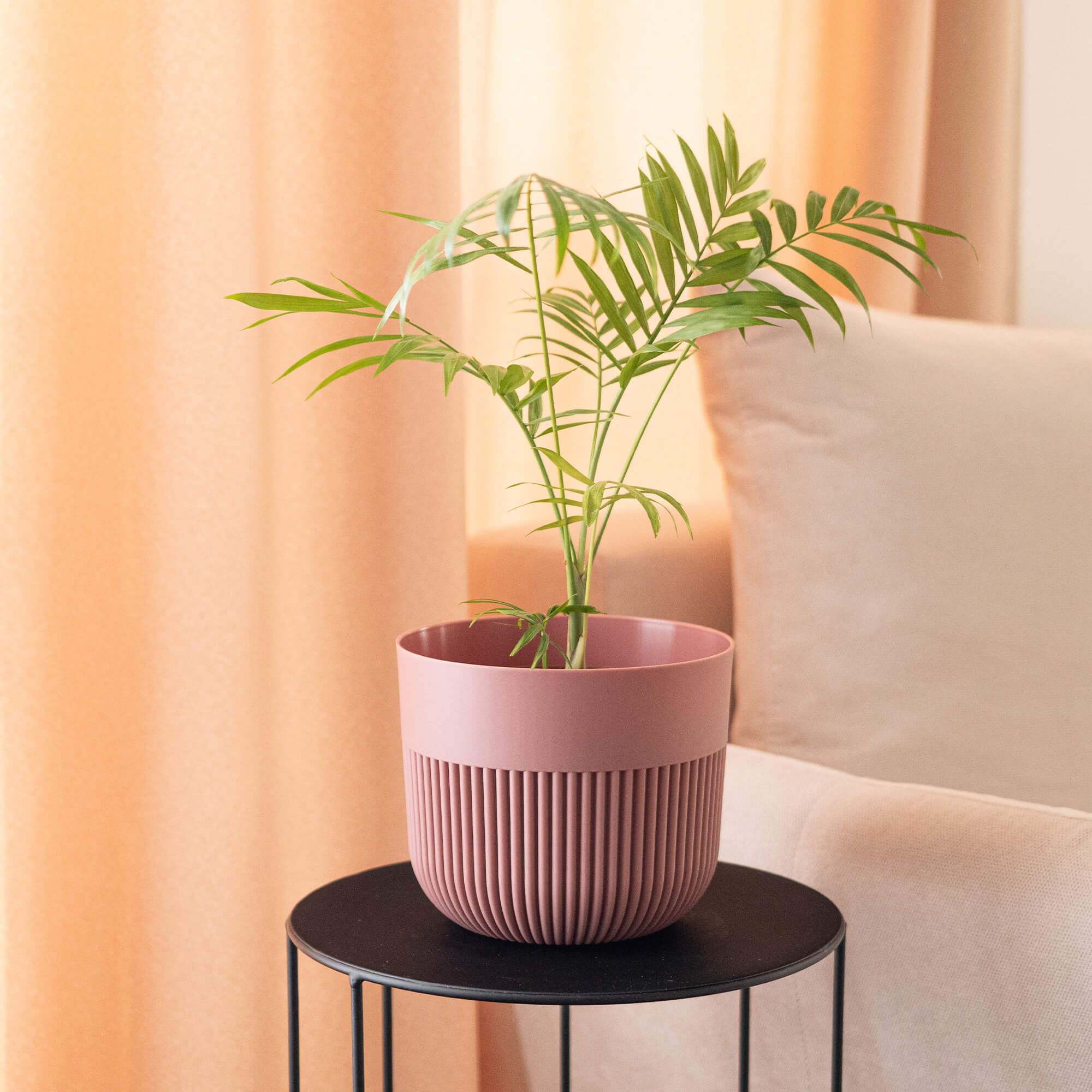 Doniczka osłonka Ornon 13 cm pudrowy róż