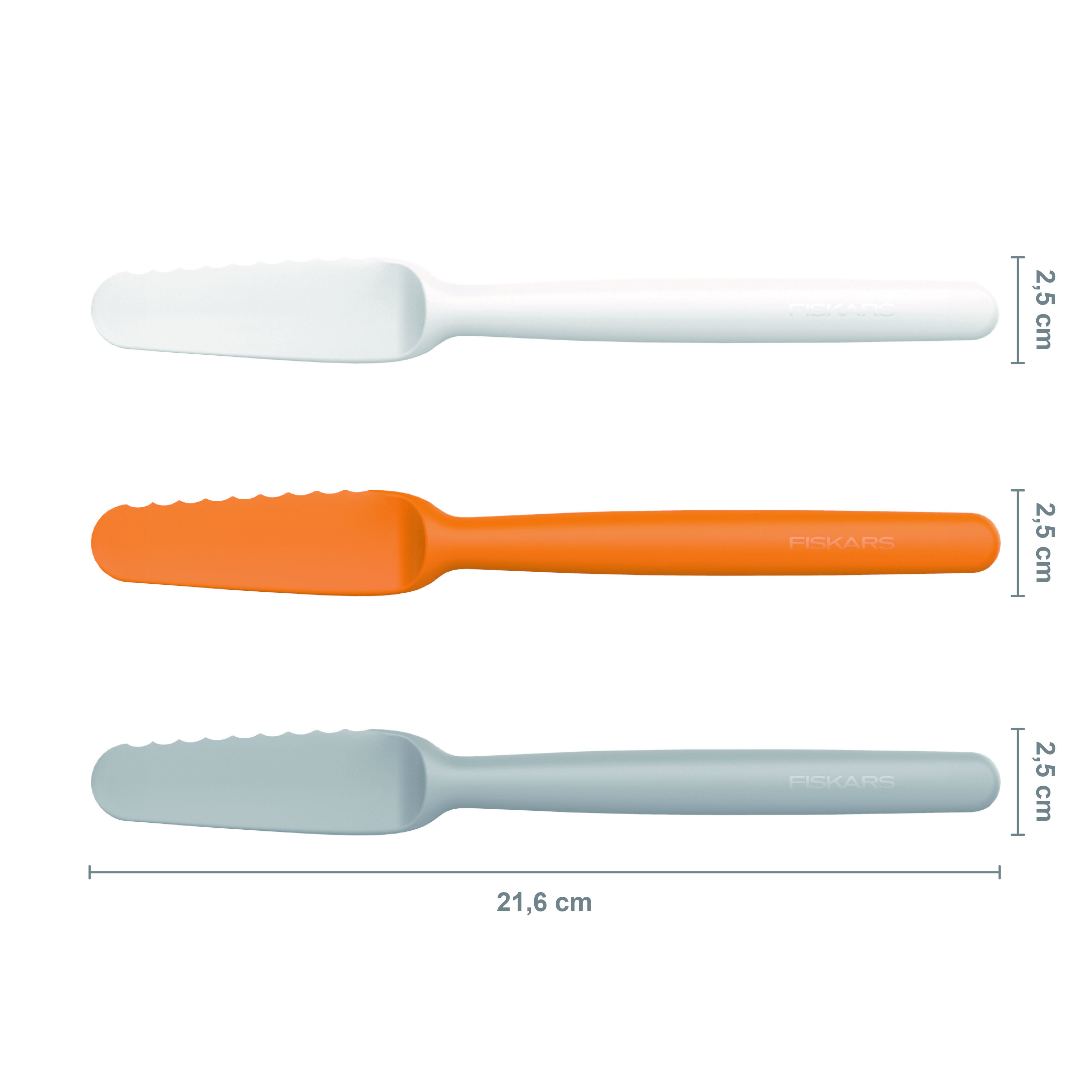 Fiskars 1016121 FF Zestaw 3 noży do smarowania