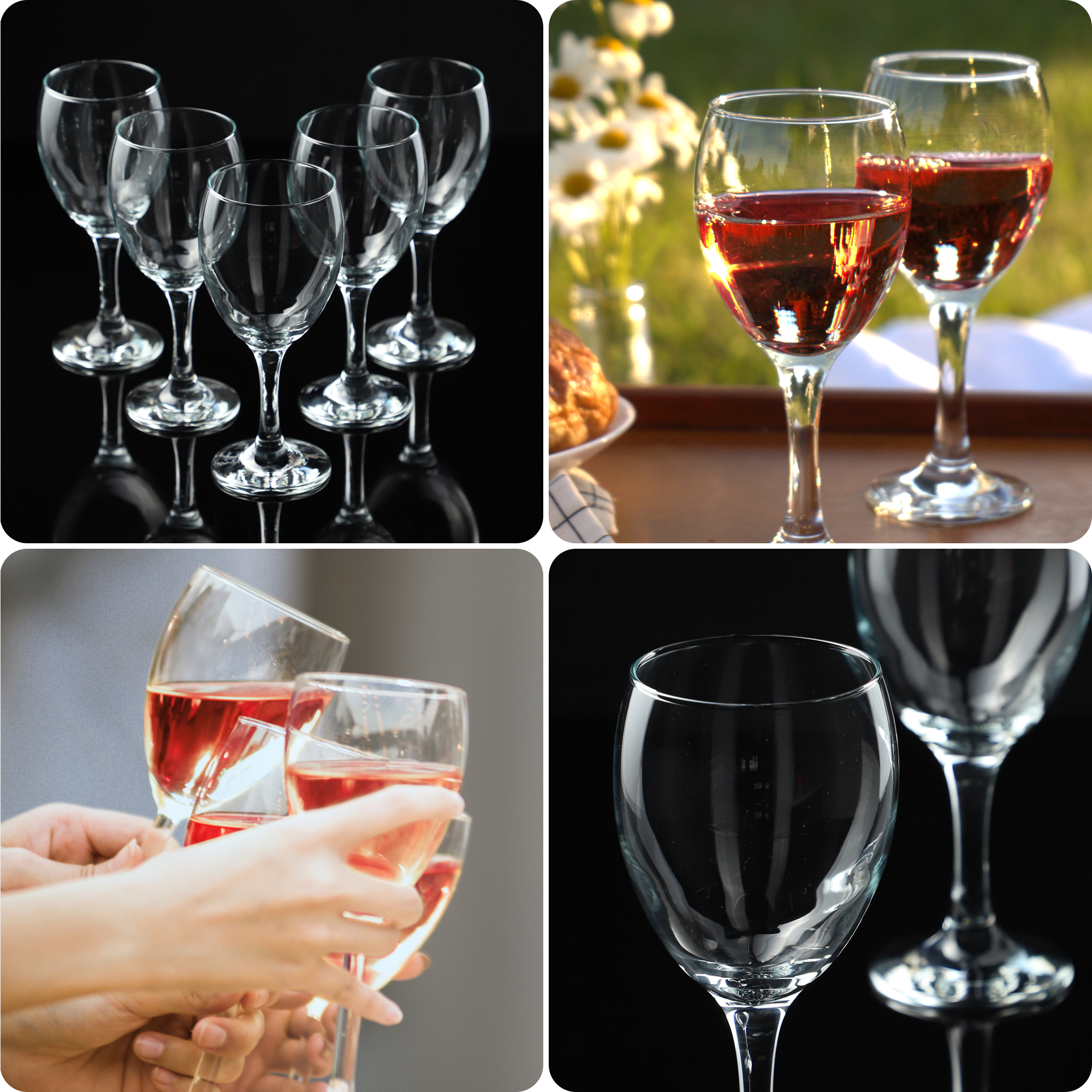 Kieliszki Odnes do wina czerwonego 340 ml, 6 szt.