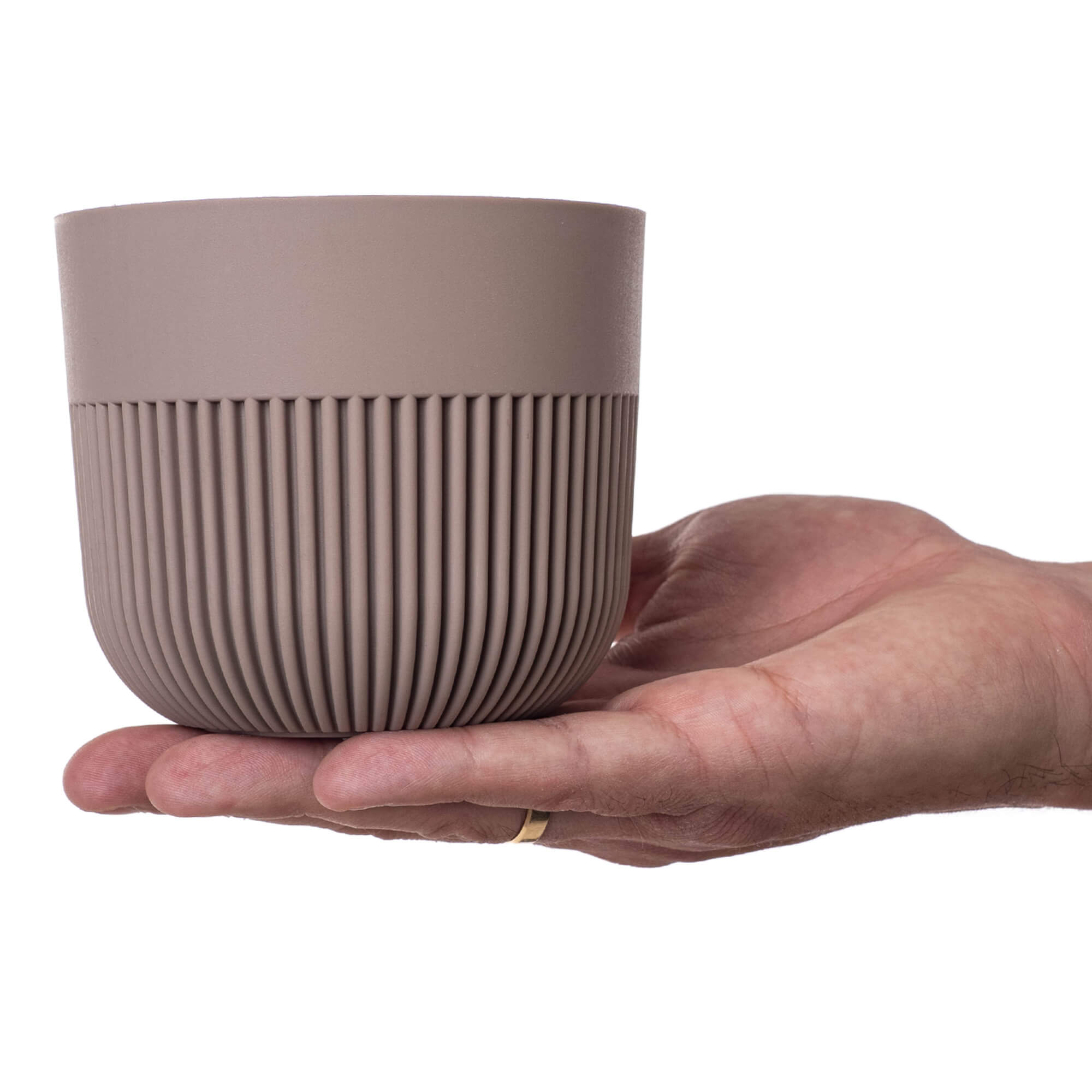 Doniczka osłonka Ornon 11 cm beż