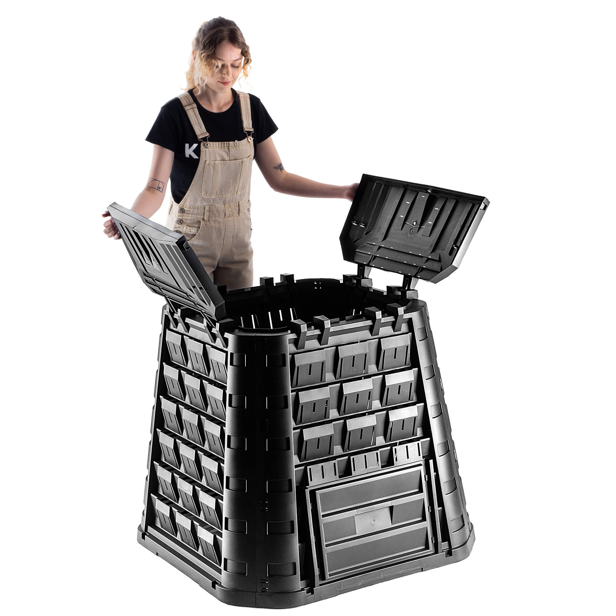 Kompostownik ogrodowy Yutz 450L