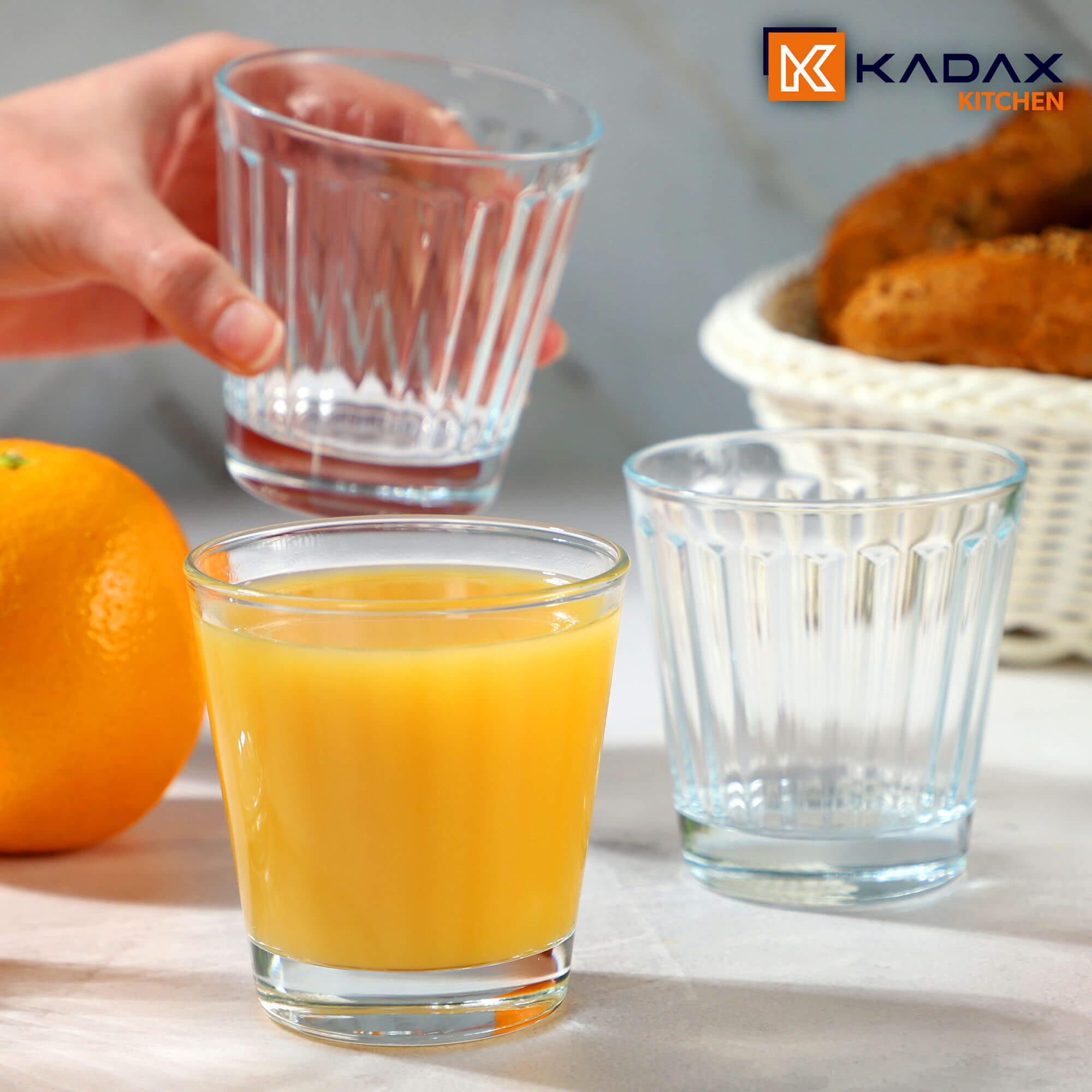 Szklanki Blera 175 ml 6 szt + dzbanek Bargano 1,1L