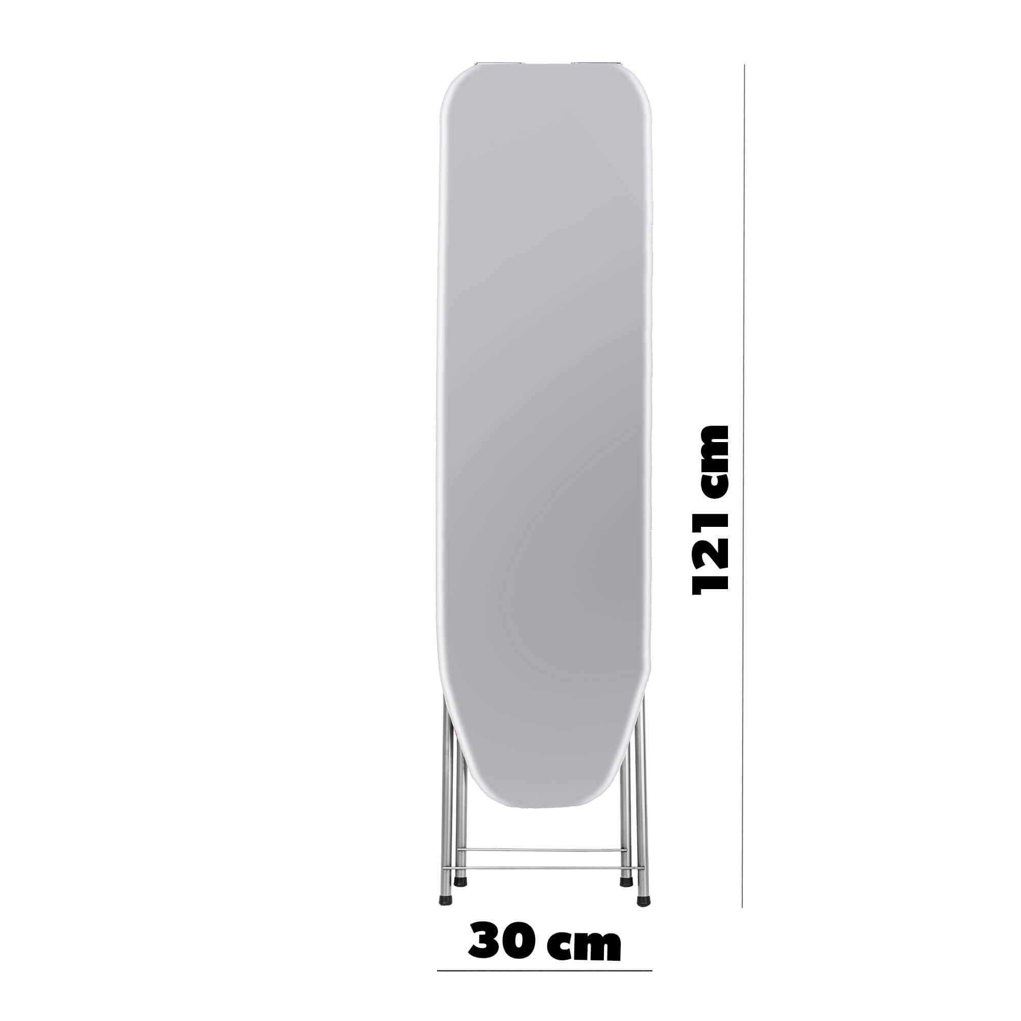 Deska do prasowania Habo, 104 x 30 cm szara z uchwytem