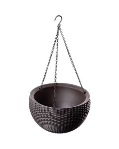 Doniczka wisząca Keter 35 cm, brąz