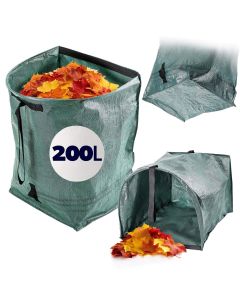 Składany kosz ogrodowy Montbard 200L zielony