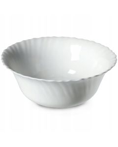 Salaterka szklana Auris 21 cm, biała
