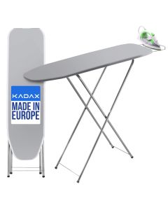 Deska do prasowania Habo, 104 x 30 cm szara z uchwytem