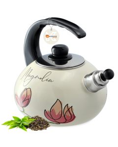 Czajnik emaliowany Marbella 2.2L „Kwiaty Magnolii”