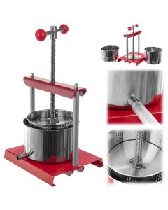 Wyciskarka do owoców Silba, stalowa, 6L