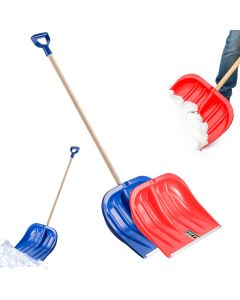 Zestaw do odśnieżania śniegu niebieski + szufla czerwona