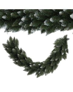 Girlanda świąteczna choinkowa 110cm zielona