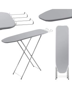 Deska do prasowania Habo, 104 x 30 cm szara z uchwytem