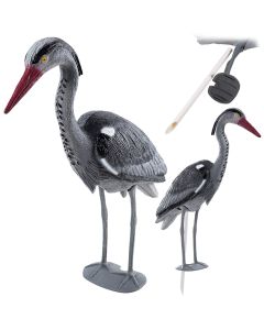 Figurka czapli Casole dekoracja ogrodowa 70 x 61 cm