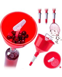 Lejek półautomatyczny z sitkiem Canolo 13 x 24 cm czerwony