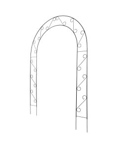 Pergola ogrodowa na kwiaty 240 cm, czarna