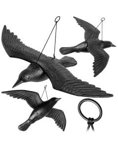 Duży kruk w locie 56cm, odstraszacz ptaków