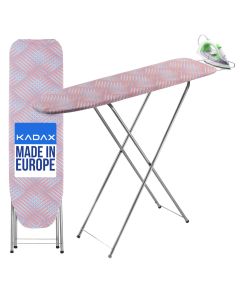 Deska do prasowania Habo 104 x 30 cm, czerwona z uchwytem