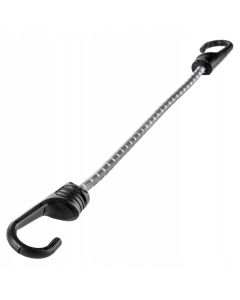 Guma elastyczna z hakiem 44 cm, szara